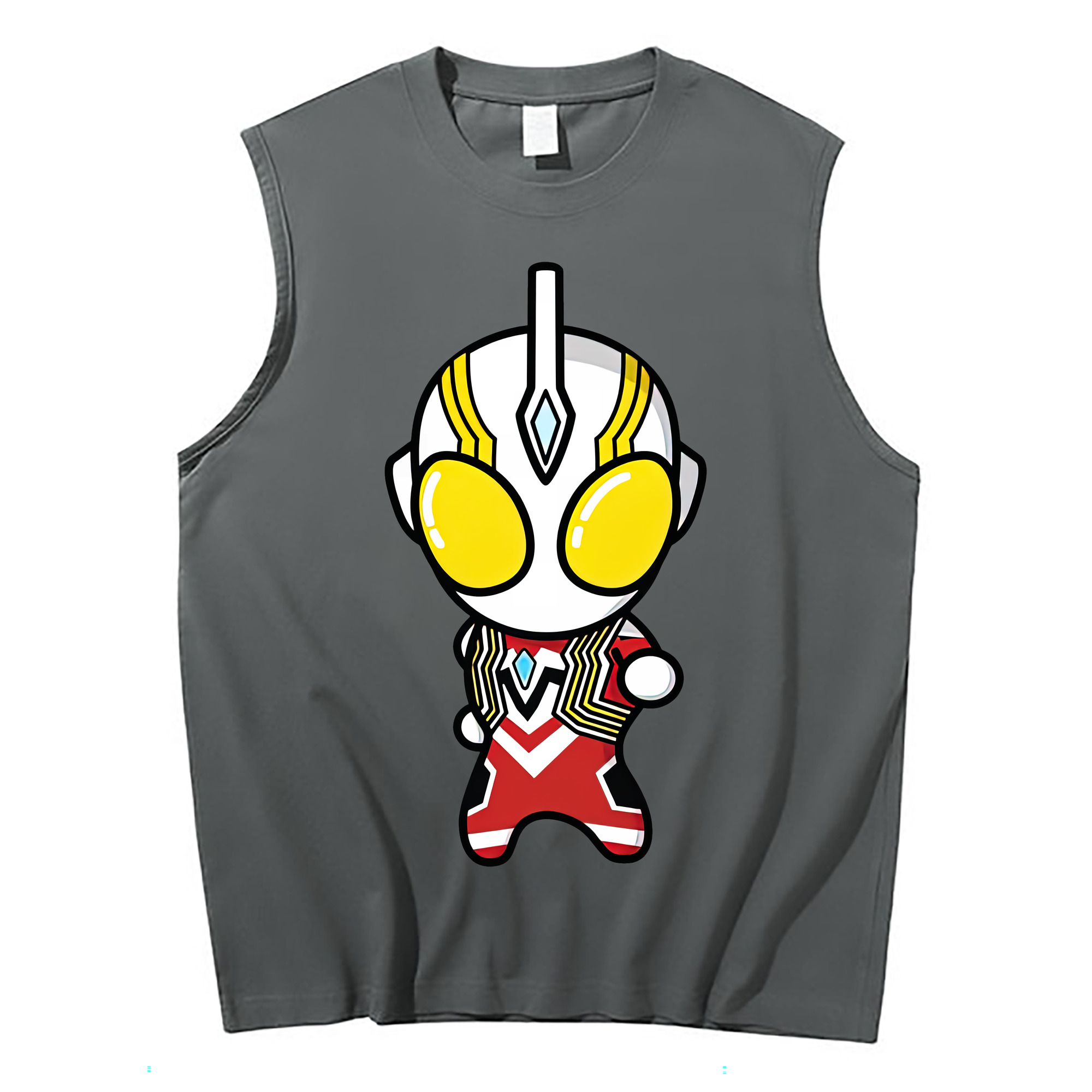（画像用） ウルトラマン Ultraman コットン100％タンクトップ（フロントプリント）
